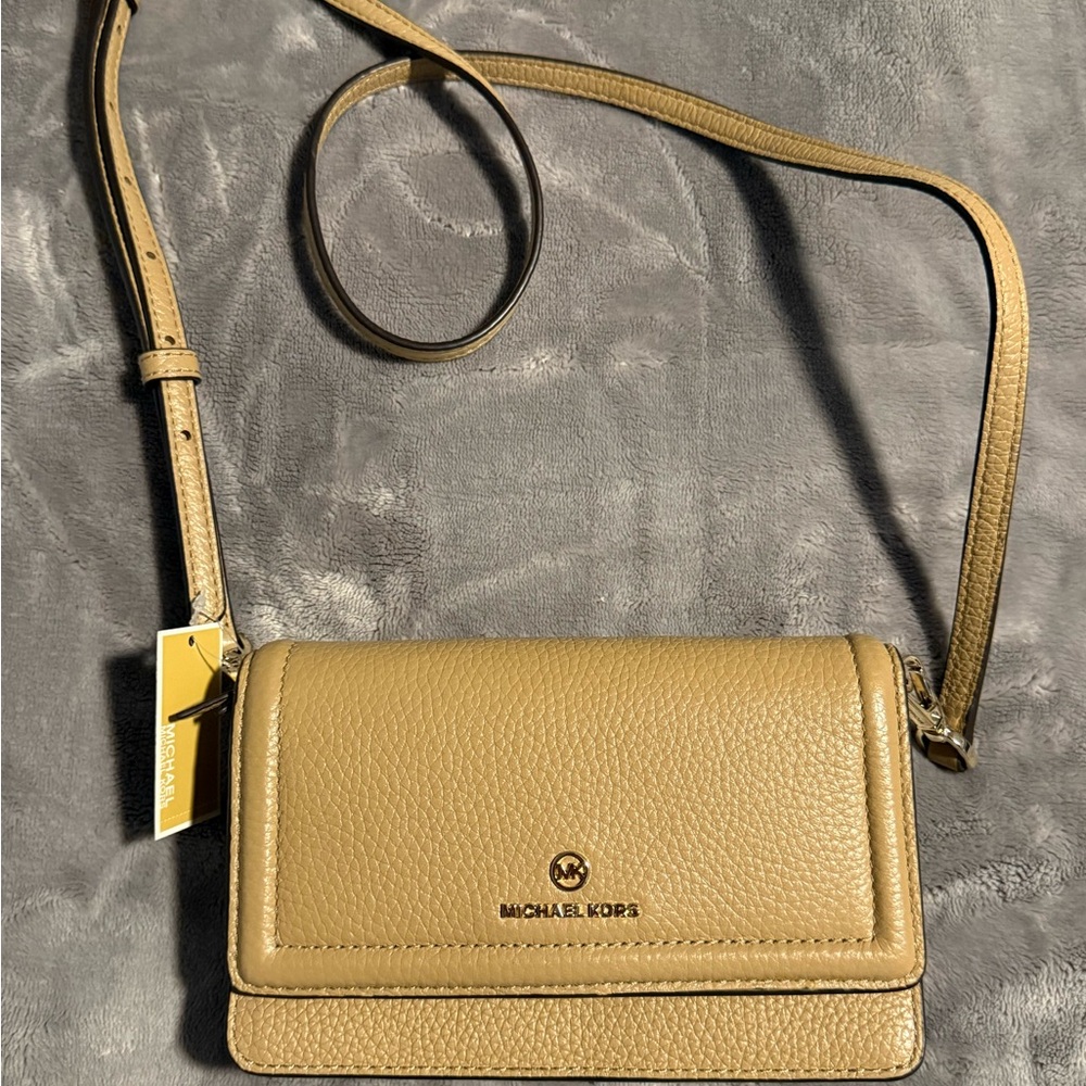 Michael Kors Beige Crossbody Bag